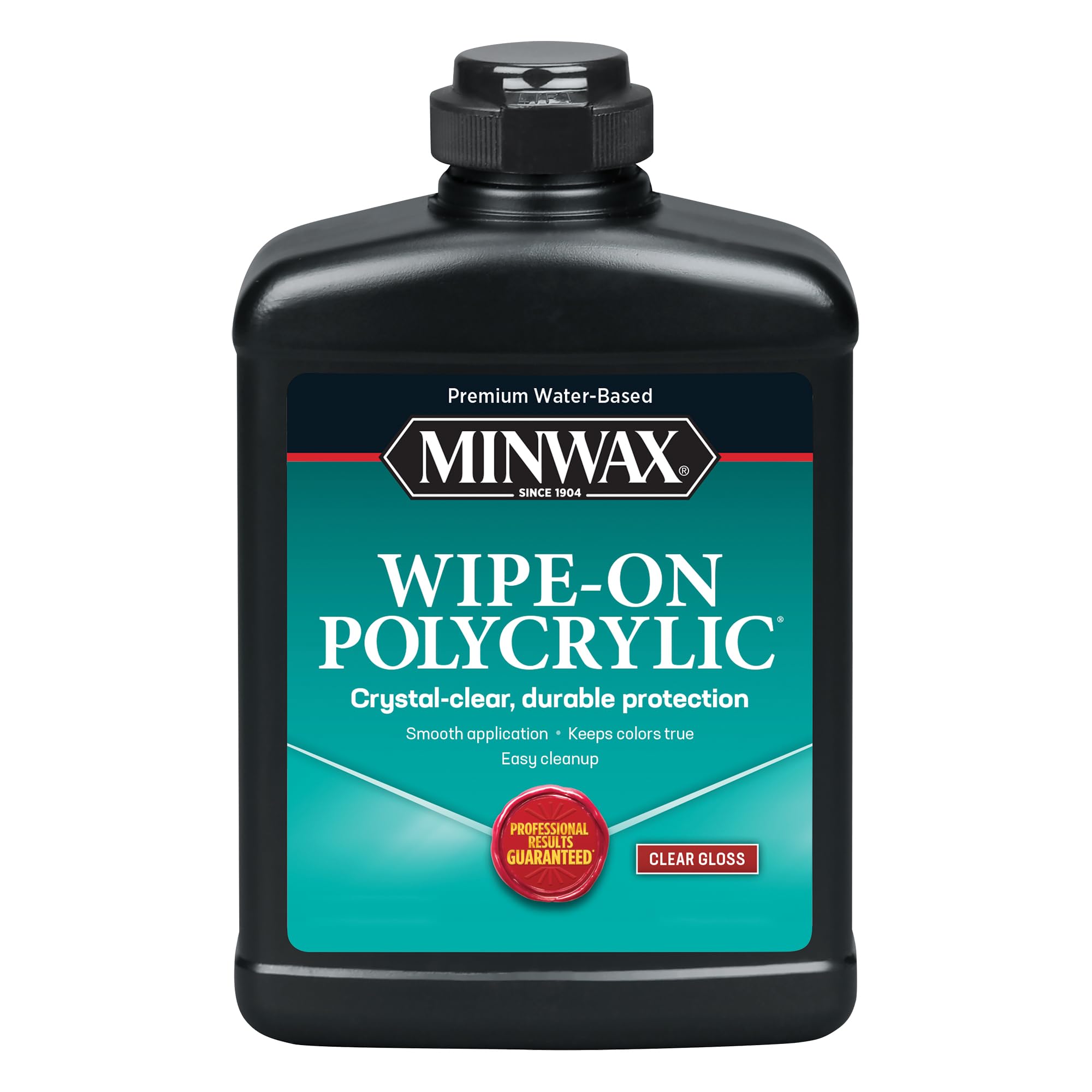 Minwax 409160000 Wipe-On Poly, Pint, Gloss (Water Based) Packaging